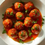 Honey Buffalo Meatballs Appetizer
