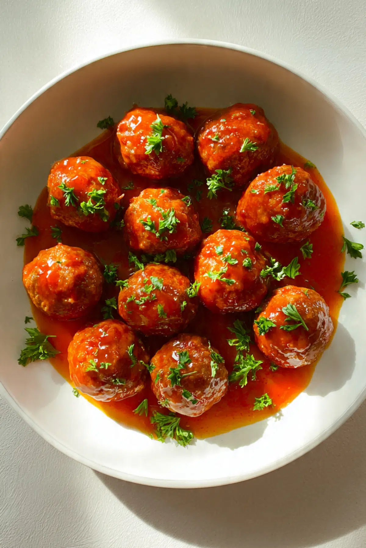 Honey Buffalo Meatballs Appetizer