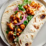 Chili Lime Chickpea Cauliflower Wrap