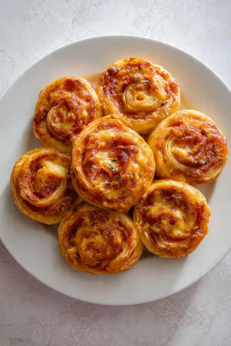 Pizza Puff Pastry Roses