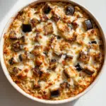 Baked Orzo With Eggplant And Mozzarella
