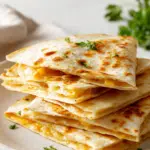 Crispy oven baked quesadillas