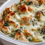 Spinach Artichoke Chicken Casserole (Keto)