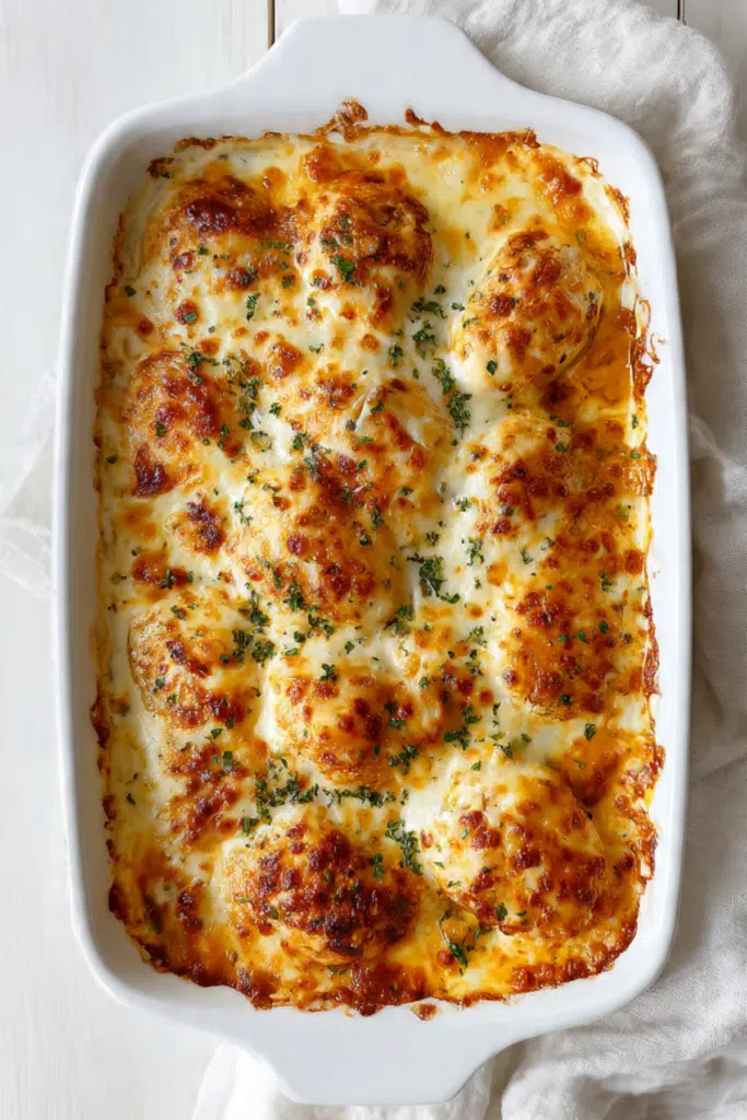 Three Cheese Chicken Bake
