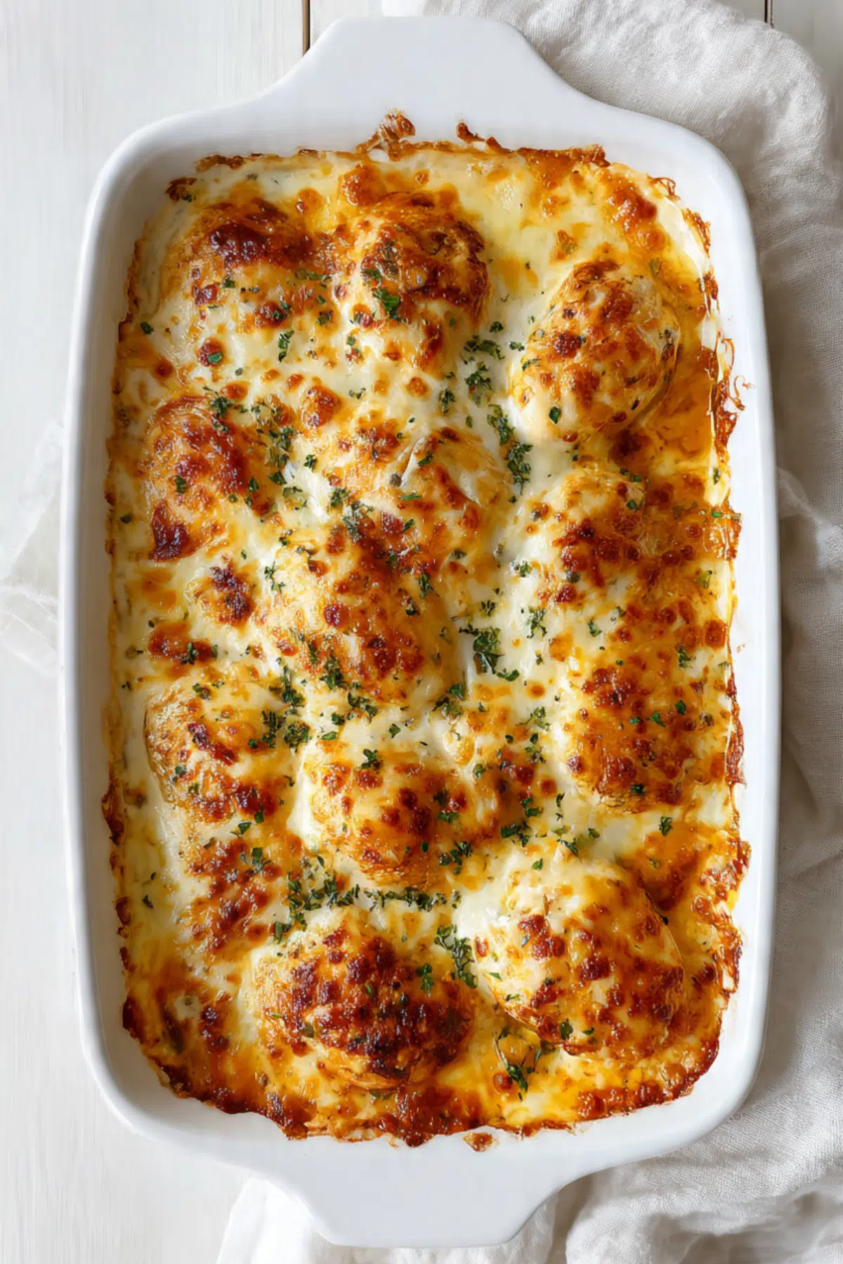 Three Cheese Chicken Bake