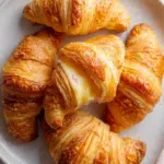 Salami and Cheese Filled Croissant