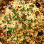 One-pot Moussaka Beef Rice Pilaf