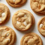 biscoff stuffed white chocolate cookies