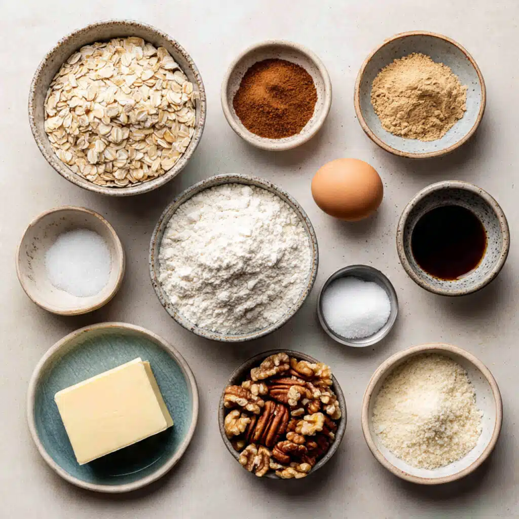 Crunchy Oat & Nut Cookies