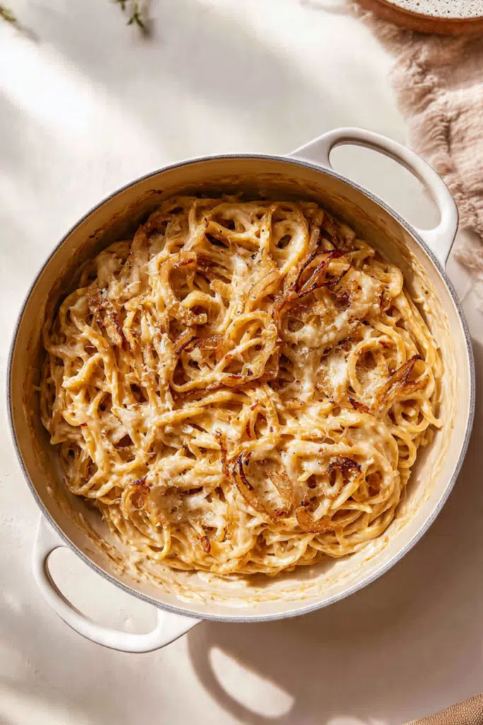 One Pan French Onion Pasta