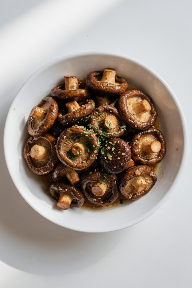 Garlic Shiitake Mushrooms