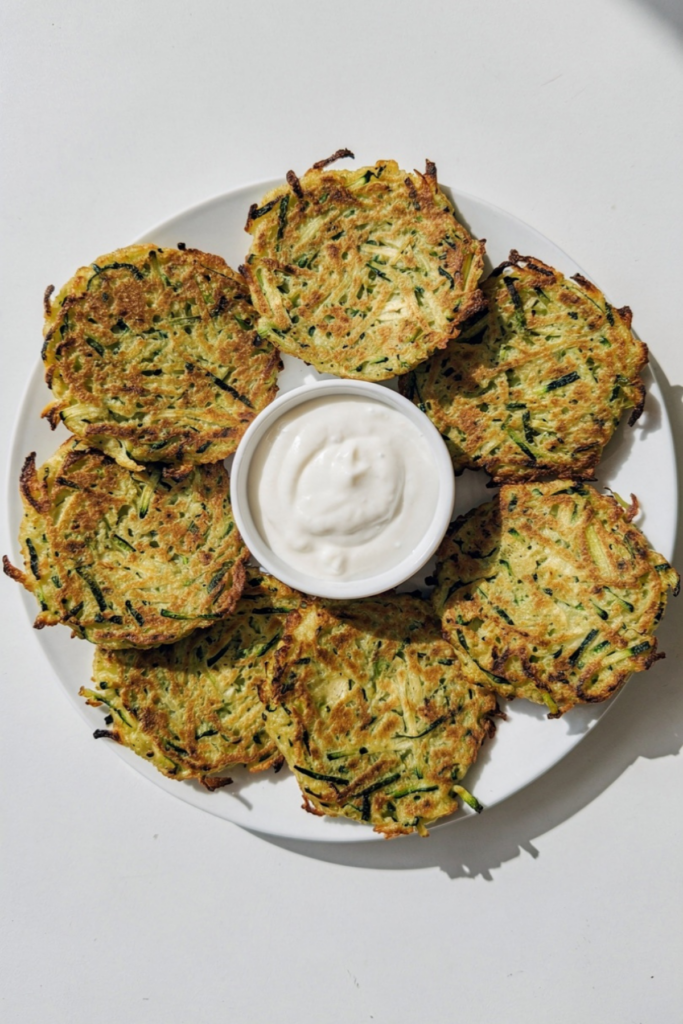 Simple Zucchini Fritters
