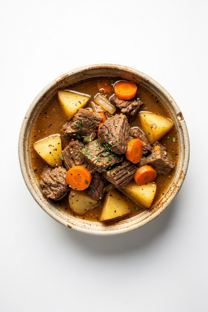 Beef And Potato Quick Cooking Skillet Stew