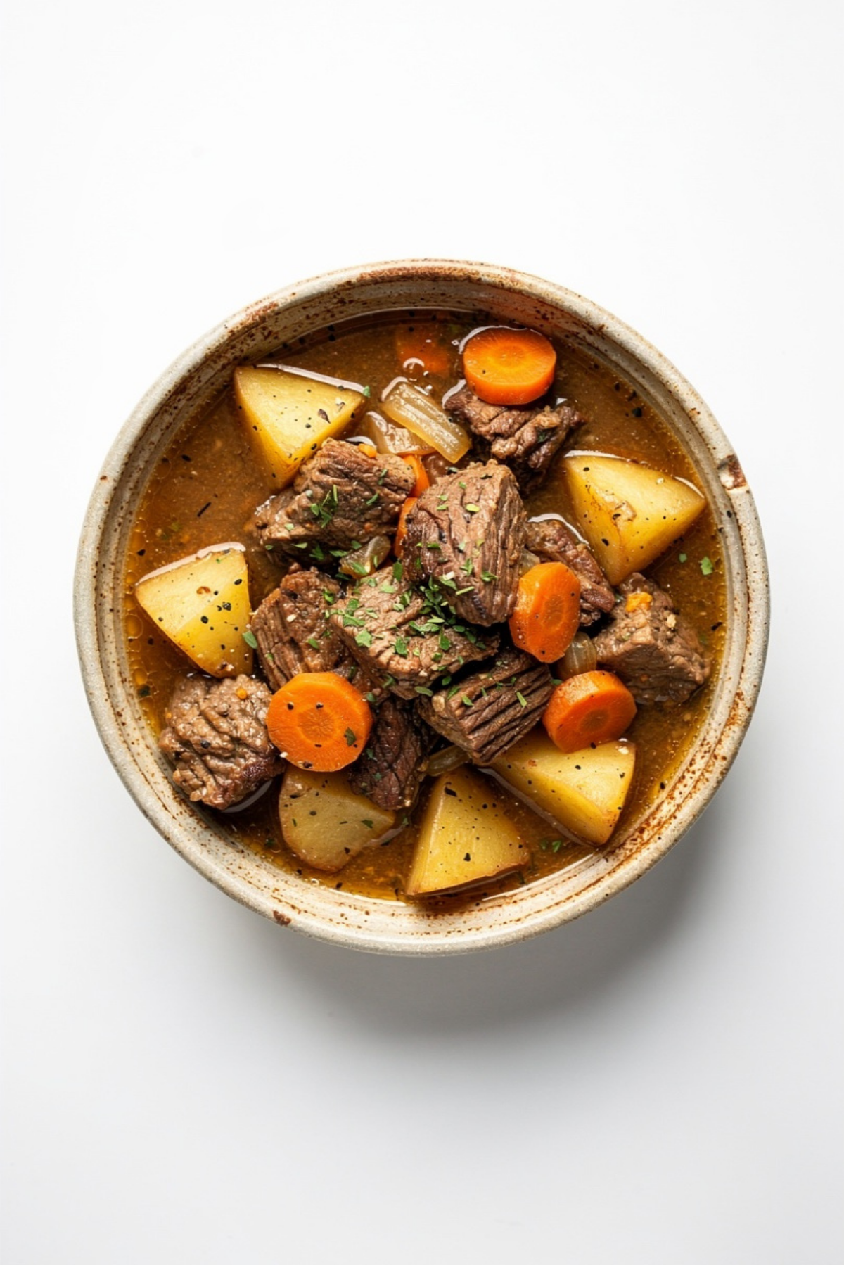 Beef And Potato Quick Cooking Skillet Stew