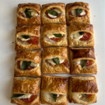 Vegetarian Caprese Puff Pastry Parcels
