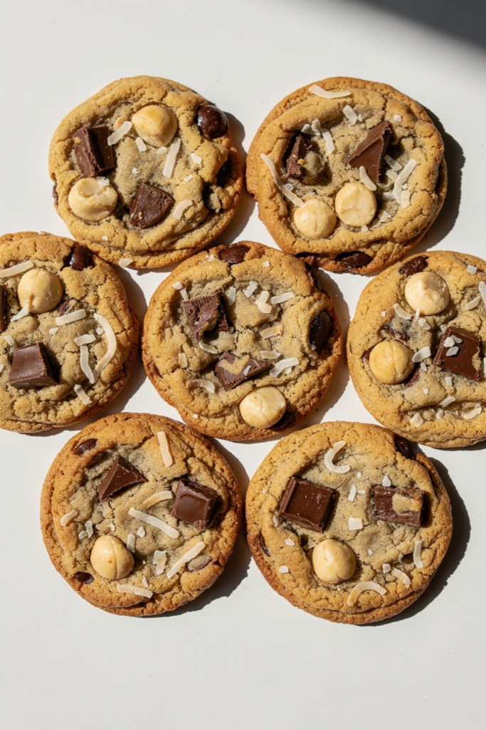 Royal Coconut Macadamia Chocolate Chunk Cookies