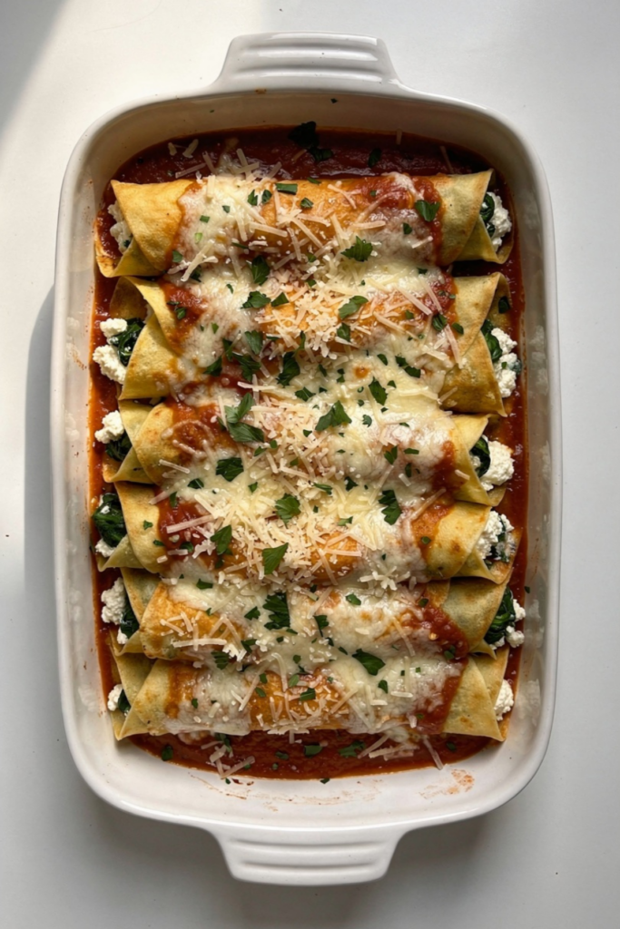 Crepe Style Manicotti