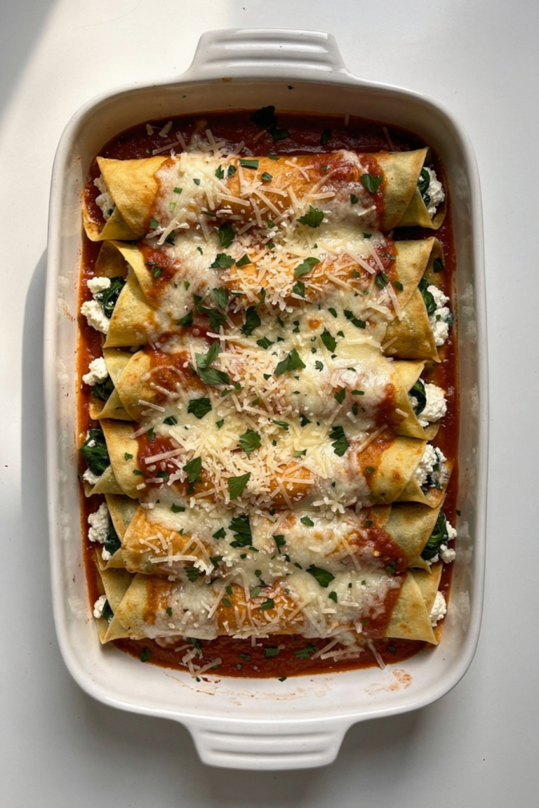 Crepe Style Manicotti