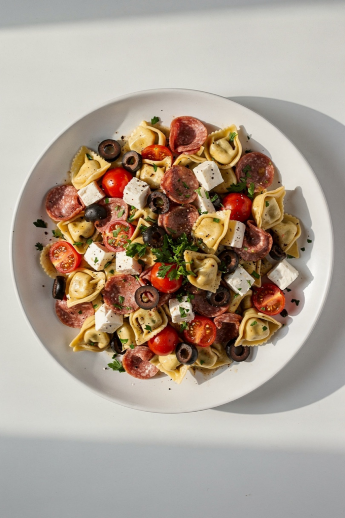 Meaty Tortellini Salad